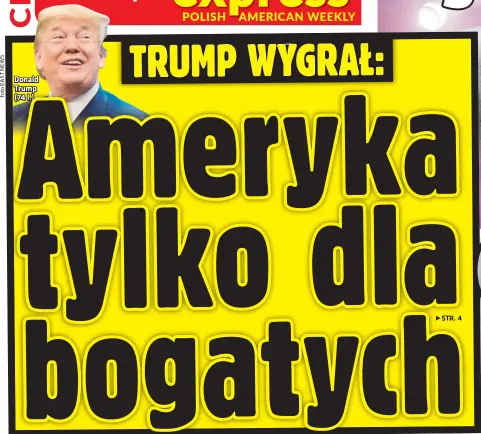  ??  ?? Donald Trump (74 l.)