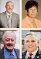  ?? PROVIDED PHOTO ?? The “Meet The Mayors” discussion featured Green Island Mayor Ellen McNulty-Ryan, pictured top right, Rensselaer Mayor Michael Stammel, bottom left, Troy Mayor Patrick Madden, top left, and Watervliet Mayor Charles Patricelli, bottom right.