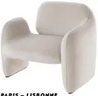  ??  ?? Fauteuil Armchair Perros NDL Éditions