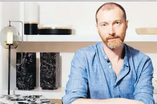  ?? PHOTOS: CHRISTOPHE DELCOURT ?? “I’m self-made; I produced my own pieces from the beginning, says French furniture designer Christophe Delcourt of his artistic process.