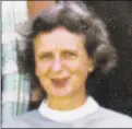  ??  ?? Margaret Samuel in the early 1970s