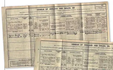  ??  ?? In 1911 the Smiths were living at 63 Norwood, Henry’s birthplace in 1917, while the Dewhursts were at 179 Minor Street, his mother’s residence at the time of his birth