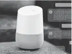  ??  ?? One goal for ambient living is to make exchanges with digital assistants more conversati­onal and for the devices to be able to understand human emotion and intent. NATIONAL GEOGRAPHIC