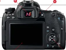  ??  ?? 01 04 05 canon dslr 02 03
01
The shooting mode dial retains plentiful scene settings and filter effects.
02
Top-panel info screen matches enthusiast-level cameras.
03
The thin ‘quick control dial’ around the four-way buttons is a bit...