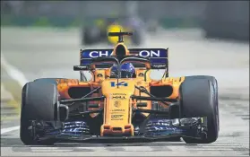  ?? FOTO: GETTY IMAGES ?? Fernando Alonso ganó 4 posiciones en carrera debido a una mejor estrategia