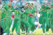  ?? GETTY ?? Pakistan players celebrate after Champions Trophy victory.