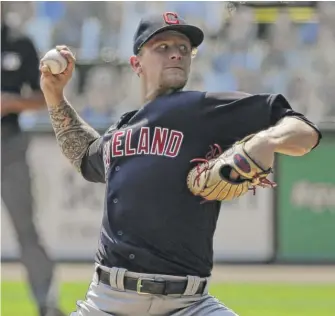  ?? AP ?? Indians pitchers Zach Plesac (above) and Mike Clevinger violated MLB protocols related to the coronaviru­s.