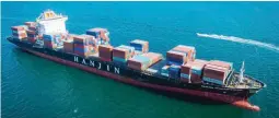  ??  ?? South Korea's Hanjin Shipping Co. bankruptcy filing has left its ships anchored off ports accross the world, including the Hanjin Montevideo off the Southern California coast in the US. (Bloomberg)