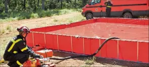  ??  ?? Pour l’achemineme­nt en eau, « piscine » et pompes ont été mises en place.