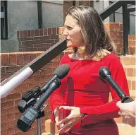  ?? ALEX PANETTA / THE CANADIAN PRESS ?? Before heading back to Ottawa Friday, Canadian Minister of Foreign Affairs Chrystia Freeland said NAFTA talks in Washington this week were productive.
