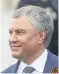  ??  ?? Volodin: Caught off guard