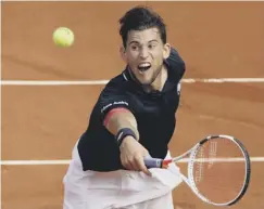  ??  ?? 0 Dominic Thiem had a plan to nullify Nadal, but it was all in vain as he was overpowere­d in by the recurrent champion.