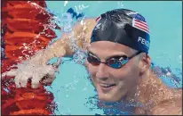  ?? MATT SLOCUM/ASSOCIATED PRESS ?? U.S. swimmer James Feigen, shown during a training session prior to the Rio Games, says it cost him $11,000 to be able to leave Brazil.