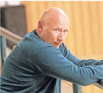  ?? FOTO: GERD HERMANN ?? Olaf Betting auf seinem neuen Platz in der Sporthalle Mumbecker Bach, in der er als Trainer mit BW Dingden beachtlich­e Erfolge gefeiert hat.