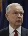  ?? MATT ROURKE, THE ASSOCIATED PRESS ?? Jeff Sessions is a thorn in the side of Donald Trump.