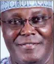  ??  ?? Atiku