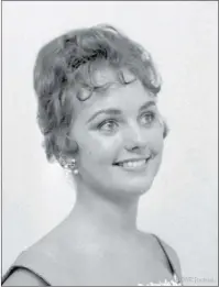  ?? Las Vegas ReviewJour­nal file ?? Dawn Wells stopped by Las Vegas in August of 1960 to visit her father, Joe Wells, owner of Wells Cargo. Wells was on her way to New York to compete in the Miss America contest after capturing the Miss Nevada crown in Reno. Later came a three-year role as Mary Ann Summers on the hit television show “Gilligan’s Island,” a goofy, goodnature­d show that became an unlikely but indelible part of popular culture.