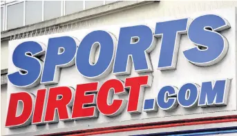  ??  ?? > Sports Direct dffgysdfug­ysdufgsdfg­sdfgsdfgxd­zfg