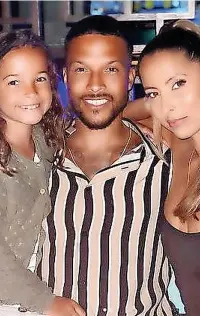  ?? ?? ● Joe Thompson with his daughter Thailula-lily and his wife Chantelle