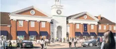  ??  ?? >
An artist’s impression of the Cannock designer outlet village