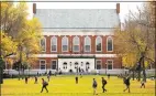  ?? Gabe Souza/Portland Press Herald / Getty Images file photo ?? Students and faculty move through the mall at the University of Maine on a fall afternoon.