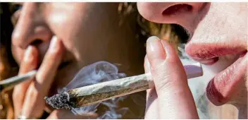  ?? FOTO: PAUL ZINKEN/DPA ?? Die Kritik am geplanten Cannabis-Gesetz hält an. Nun ist offen, ob es überhaupt verabschie­det wird.