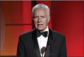  ?? THE ASSOCIATED PRESS ?? Alex Trebek will host “Jeopardy! The Greatest of All Time” starting 8p.m. Tuesday on ABC.