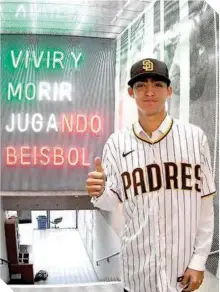  ?? ?? Humberto Cruz fue el último pelotero mexicano en ser firmado por un equipo de MLB.