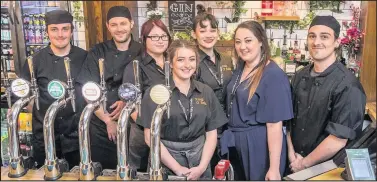  ??  ?? Left to right: General manager Tara Elliott and the Ring O Bells team.