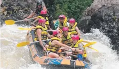  ??  ?? AWE-SOME: The Internatio­nal Rafting Foundation’s 2019 World Rafting Championsh­ips is coming to the region.