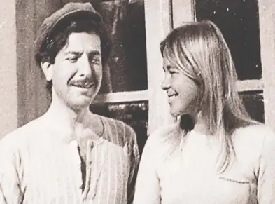  ?? ELEVATION PICTURES ?? Leonard Cohen and Marianne Ihlen, from the film Marianne & Leonard.