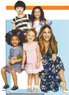  ??  ?? GapKids collaborat­es with Sarah Jessica Parker.