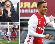  ??  ?? The 17-year- old has made 11 appearance­s for the Ajax first team so far mainly featuring as a right winger.