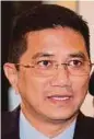  ??  ?? Datuk Seri Azmin Ali