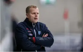  ?? Bild: SEBASTIAN LAMOTTE ?? TUFFT. Ari Holopainen och hans IFK Vänersborg har haft en intensiv vecka, med tre matcher på fem dagar.