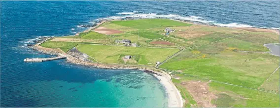  ??  ?? North Ronaldsay is the northernmo­st island of Orkney and home to around 50 people who, like Sarah, are working to make sure it thrives