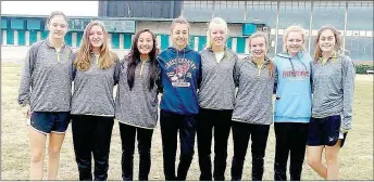  ?? COURTESY PHOTO ?? The Prairie Grove girls cross country team placed fifth in the team standings at the State 4A meet held last week at Heber Springs. Junior Bekah Bostain won the race.