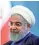  ??  ?? Iran’s Hassan Rouhani has cautioned President Trump to stop “playing with the lion’s tail or else you will regret it.”