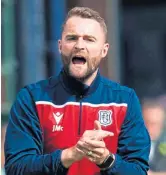  ??  ?? Dundee boss James McPake.