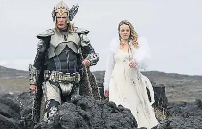  ?? (NETFLIX) ?? Will Ferrell y Rachel McAdams. Los actores dan vida a dos músicos islandeses en el filme.