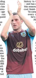  ??  ?? Chris Wood scored on his league debut for Burnley.