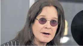  ?? AP ?? No va más. Ozzy, una de las voces icónicas del heavy metal.