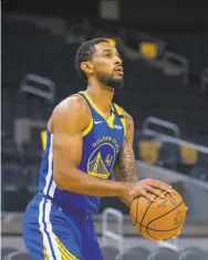  ?? Courtesy Warriors ?? Guard Ryan Taylor scored 15 points in the Warriors' recent minicamp scrimmage at Chase Center.