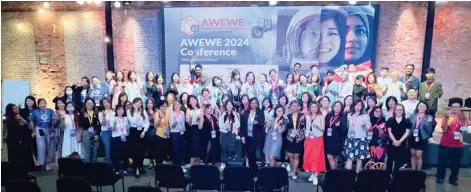  ?? ?? Participan­ts at the AWEWE Conference Penang 2024.