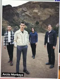  ??  ?? Arctic Monkeys PHOTO COURTOISIE