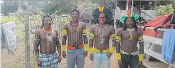  ?? PHOTO COURTESY OF KIMBERLEY WHITESTAR ?? Residents of the Kayapo Indigenous community live simply.