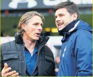  ??  ?? CUP MAGIC Ainsworth with then Spurs boss Pochettino