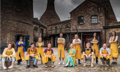  ??  ?? The Great Pottery Throw Down. ‘It is a show in which hobbyists compete in pre-industrial skills against the backdrop of an industrial building that is itself obsolete.’ Photograph: Mark Bourdillon/Love Production­s
