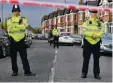  ?? Foto: Stevens, afp ?? Polizeiein­satz gegen Terrorverd­ächtige in London.