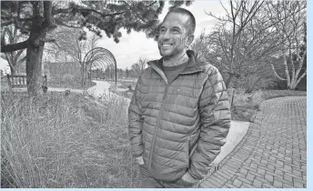  ?? ALLAN JUNG/WORCESTER TELEGRAM & GAZETTE ?? Mark Richardson is director of horticultu­re at New England Botanic Garden at Tower Hill in Boylston, Mass.